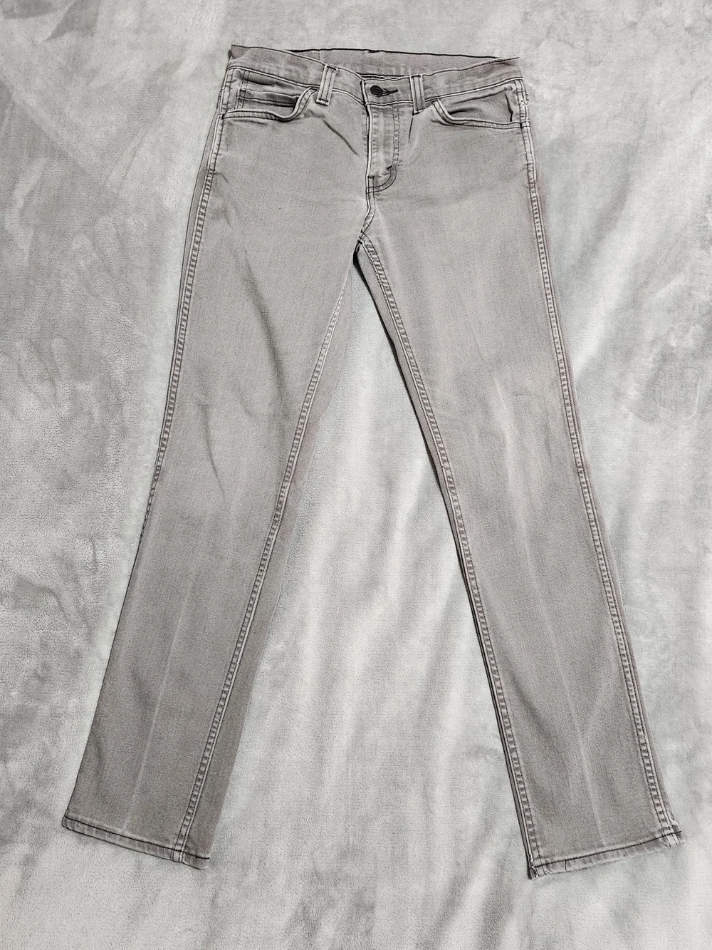 Levi's 511 Gray Slim Fit Stretch Denim Pants / Jeans 30x32